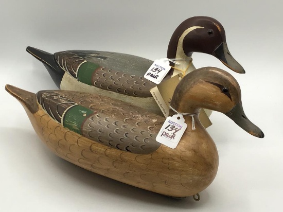 Pair of Perdew Style Decoys by Bud Hinck