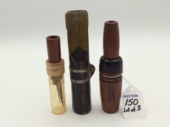 Lot of 3 Various Calls Including Cajun Goose