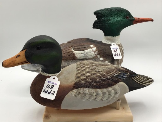 Pair of Contemp. Decoys Including Mallard