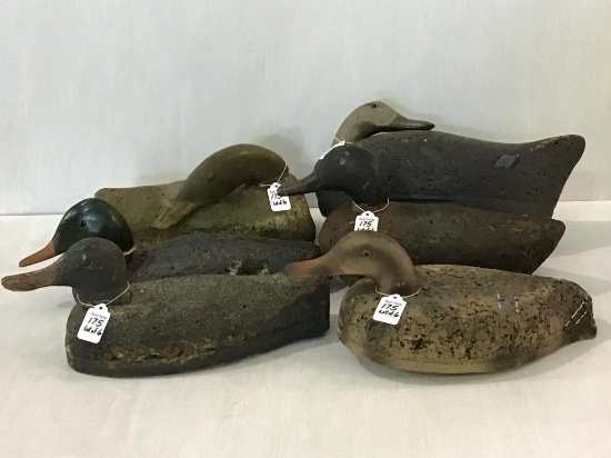 Lot of 6 various Cork Decoys Including