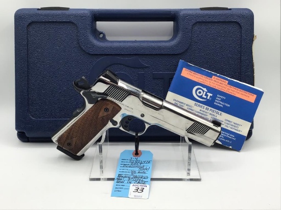 Colt Government Model 45 Auto Brushed Stainless