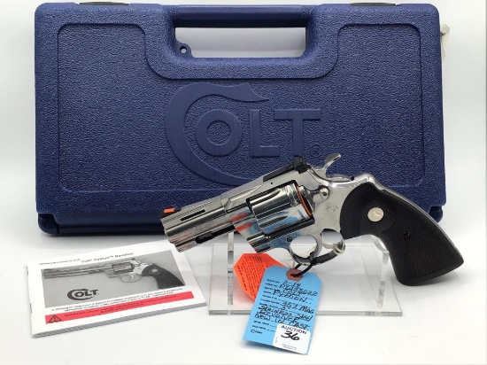 Colt Pyton 357 Mag Stainless Steel Revolver