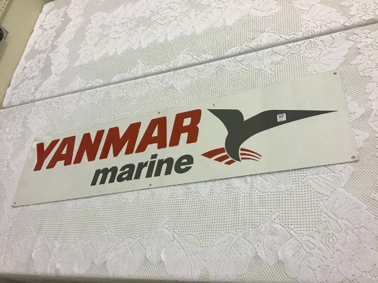 One Sided Metal Sign-Yanmar Marine