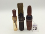 Lot of 3 Various Calls Including Cajun Goose