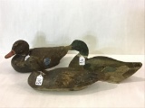 Lot of 3 Decoys Including Mason, Fiber &