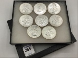 Collection of 8-Engelhard One Troy Ounce
