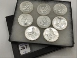 Collection of 8-Engelhard One Troy Ounce