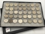 Collection of Approx. 40 Franklin Half Dollars