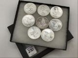 Collection of 8-Engelhard One Troy Ounce