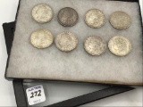 Collection of 8-1921 Morgan Silver Dollars
