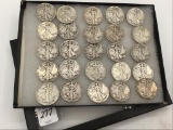 Collection of 25 Walking Liberty Half Dollars