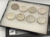 Collection of 8-1921 Morgan Silver Dollars