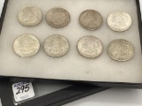 Collection of 8-1921 Morgan Silver Dollars