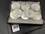 Collection of 8-Engelhard One Troy Ounce