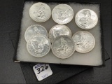 Collection of 8-Engelhard One Troy Ounce