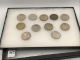 Collection of 11 Silver Peace Dollars