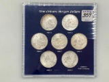 Collection of 7-New Orleans Morgan Silver
