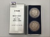 1900 Historic US Morgan Silver Dollars
