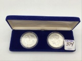 Lot of 2 Morgan Silver Dollars Including