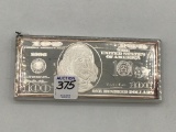 Series of 1996 ($100) .999 Silver Bar-