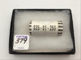 Un-Opened Bank Roll of One Dollar Coins-