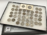 Collection of 42 Standing  Liberty Quarters