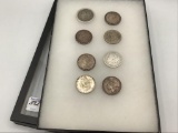 Collection of 8 Morgan Silver Dollars