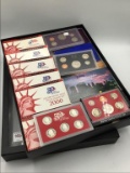 Collection of US Mint Silver Proof Sets