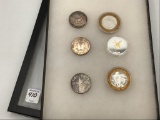 Collection of 6-1 Troy OZ-.999 Fine Silver Rounds
