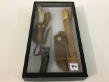 Lot of 3 Hunting & Filet Knives w/ Sheaths