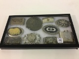 Lot of 10 Various Belt Buckles