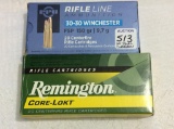 Lot of 2 Full New Boxes of 30-30 Winchester
