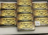 Lot of 10 New Full Boxes of .22 Winchester