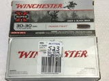 Lot of 4 New Full Boxes of Winchester 30-30