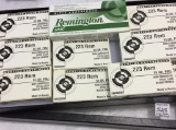 Lot of 11-New Full Boxes of .223 Rem Cartridges