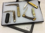 Lot of 6 Pocket Knives Including