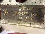 Lot of 2 Including Adv. Board-Portage Cherokee