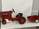 Child's International Toy Pedal Tractor w/ Wagon