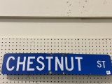 Dbl Sided Chestnut Street Sign