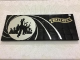 Walther Porcelain Sign w/ Dbl Hinge (30 X 12)