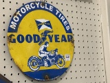 Round Porcelain Good Year Motorcycle Tires