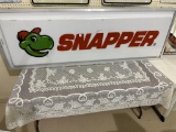 Very Lg. Heavy Snapper Lighted  Sign