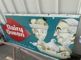 Lg. 1959 DQ Sign (2 Corners Broken & Missing Edges