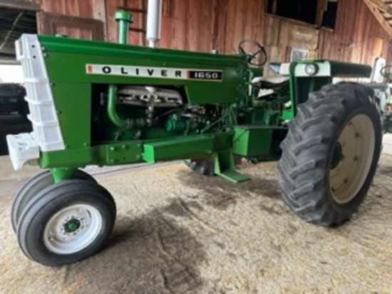 1966 Oliver 1650 Narrow Front Gas Tractor