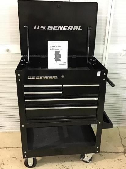US General 5 Drawer Industrial Roller Cart