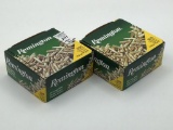2 Full Boxes of Remington .22 LR Brass-Plated