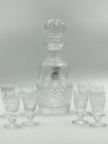 Beautiful Waterford Decanter Set w/