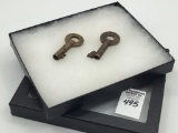 Lot of 2 Sm. RR Keys Including One Marked