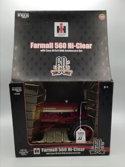 Erlt 1/16th Scale Farmall 560 Hi-Clear Toy