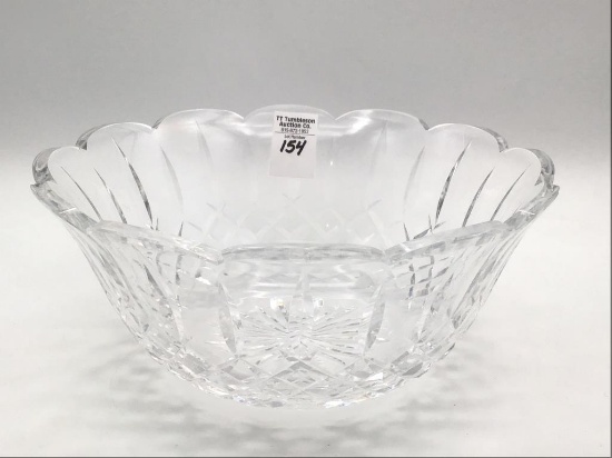 Waterford Crystal Scalloped Bowl-Lismore Pattern